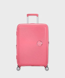 American Tourister Soundbox Trolley Medium erweiterbar, 67 cm, sun kissed coral 8 - Bild 1 von 4