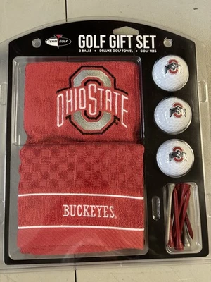 Ohio State Buckeyes Golf Set de Regalo Equipo Golf Colegial Producto con Licencia NUEVO Foto 1 de 4