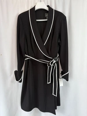 New Adrianna Papell "Tipped Tuxedo Short Dress", Women's Sz 20W - Image 1 of 4