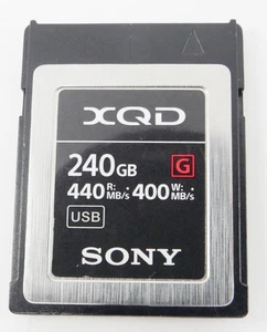 Sony XQD Serie G 240GB - 440MB/s  400MB/s - Speicherkarte - 19% MwSt. - Bild 1 von 2