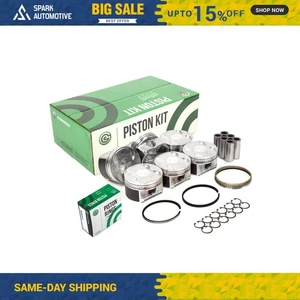 Pistons w/ Rings fit 2003-2007 Honda Accord 3.0L V6 SOHC - Picture 1 of 9