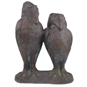 Grotesque Wally Birds Martin Ware Bronze Patina Brighthelm Stone h31cm x w23cm - Picture 1 of 8