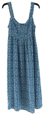 Springfield Sommer Strand Maxikleid Urlaub - türkis/weiß - 40 - NEU mit Etikett - Bild 1 von 4