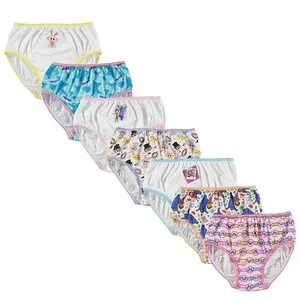 Handcraft Little Wonderpark Girls' 7-Pack Panties, Park, 4 - Picture 1 of 3