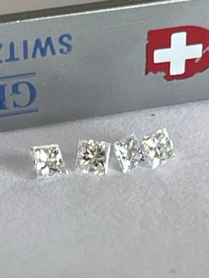 princess cut diamonds - Image 1 of 4