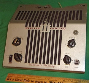 TUBE AMPLIFIER from Wire Recorder 80-1 WEBSTER CHICAGO 4-Tube 6V6GT Output 1950s - Picture 1 of 7