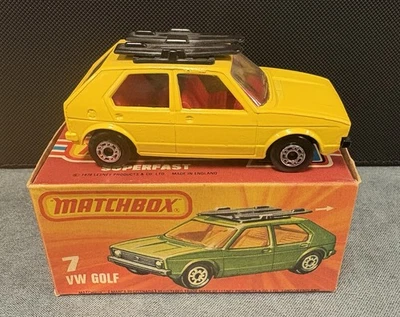 Lesney Matchbox Superfast No.7 VW Golf (Made In England 1976) Volkswagen mint - Image 1 of 4
