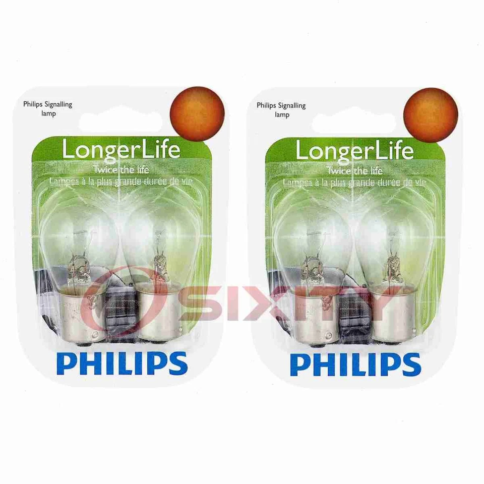 2 peças lâmpadas de seta traseiras Philips para Peugeot 206 304 307 308 404 dj - Imagem 1 de 4