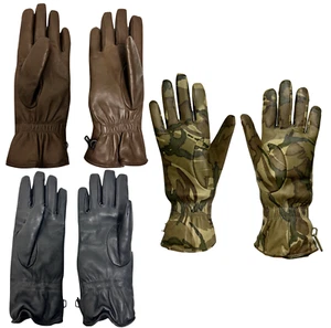 MK2 LEATHER GLOVES - MTP camo & Brown & Black Combat , British Army , Conditions - Picture 1 of 17