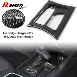 Carbon Fiber Mittelkonsole Schalttafel Blende Rahmen Für Dodge Charger 2015-2022 - Bild 1 von 3