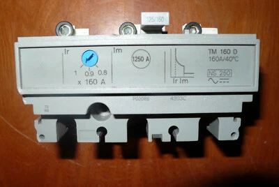 DECLENCHEUR TM160D 160A TRIPHASE 160Ampere Merlin Gérin Schneider Electric - Photo 1/4