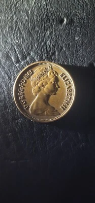 1981 Nuevo Penique Reina Isabel II (DOS Peniques) Moneda 2 Peniques, Sin Circular ¡Raro!! Foto 1 de 2