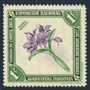 Costa Rica 184, MNH. National Exposition, 1938. Purple Guaria Orchid. - Picture 1 of 1