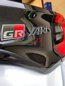 AP Gloss Black Rear Model Badge Set for Yaris GR - Picture 1 of 6