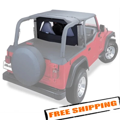 Bestop 80033-15 Black Denim WrapAround Windjammer for 1997-2002 Jeep Wrangler TJ Foto 1 de 4