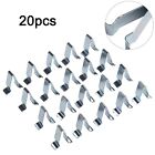 Ensure a Secure and Tight Fit with 20Pcs Silver Spring Trim Clip Retainer