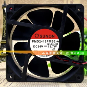 Ventilador de refrigeración industrial SUNON PMD2412PMB2-A (2).GN 12038 DC24V alto volumen de aire - Imagen 1 de 5