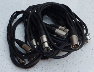 10 x XLR - Cables de enlace/micrófono 2 metros embalados a granel. Cable y conectores de buena calidad - Imagen 1 de 5
