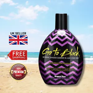 Supre Tan Go To Black Dark Maximizer 350ml - Go Ultra Dark! - Picture 1 of 1