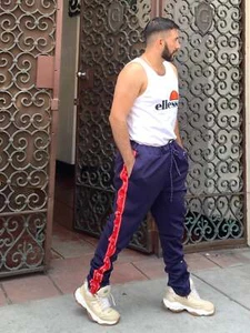 Men's Karl Kani Navy | Red | White Sweatpants NWT - Picture 1 of 7