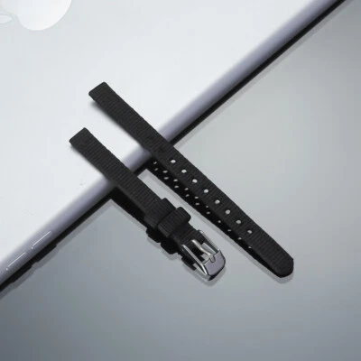 Correa de reloj de lona para mujer 8 mm 10 mm 12 mm correa de reloj universal de nailon de repuesto Foto 1 de 4