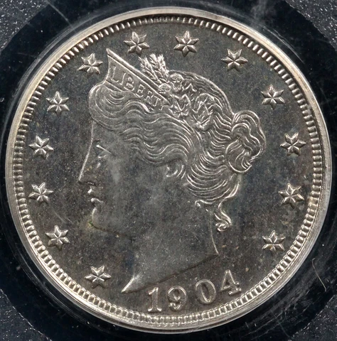 1904 5c Proof Liberty Nickel PCGS PR 64 Cover