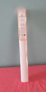 CHARLES CRAFT DMC ROLLO DE 12 UNIDADES MONO AGUJA LONA 15" X 18" BLANCO NUEVO - Imagen 1 de 1