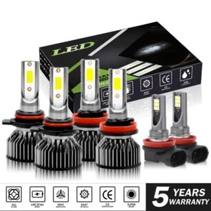 For Toyota Camry 2007-2014 LED Headlight Combo High Low Fog Light Bulbs 10000K - Bild 1 von 15