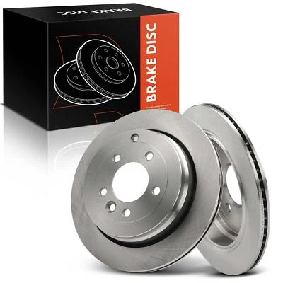 2Pcs Disc Brake Rotors for Land Rover LR3 2005-2009 V6 4.0L Rear Left & Right - Image 1 of 4