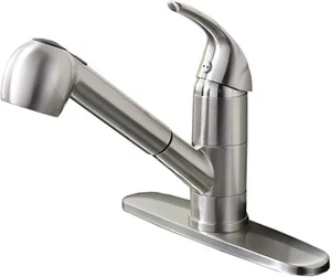 Ufaucet Modern Best Commercial Cen Brushed Nickel Stainless Steel Single Lever  - Picture 1 of 2