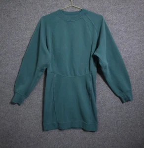 Vestido Suéter de Buceo Lululemon Manga Larga Mujer 8 Verde Everyday Athleisure - Imagen 1 de 3