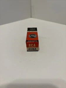 RCA--TUBO ELETTRONICO RADIO/TELEVISIONE IN SCATOLA 6U8A testato - Foto 1 di 3