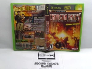 Crimson Skies: High Road to Revenge (Xbox, 2003) completo con manual - Imagen 1 de 3