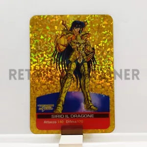 SAINT SEIYA LAMINCARDS Cavalieri dello Zodiaco EDIBAS - 137 Sirio / Libra Gold - Foto 1 di 1