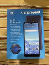 AT&T Motivate 2 32GB 6.5" HD Prepaid Smartphone - Maritime Blue - New & Sealed 