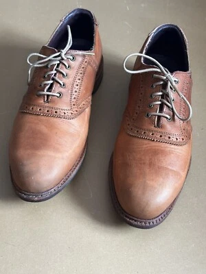 Туфли для гольфа мужские Allen Edmonds первого покроя 9,5 D - ореховые/коричневые - Изображение 1 из 4