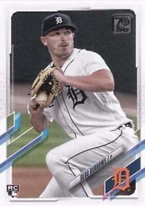 #123 Beau Burrows - Detroit Tigers - 2021 Topps Baseball - Picture 1 of 1