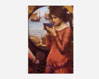 John William Waterhouse Destiny 1900 Classic Painting Photo Poster Print Art - Image 1 of 4