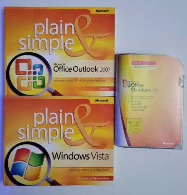 Microsoft Office Standard 2007 Upgrade Plus 2 Additional Windows Books. - Image 1 of 4