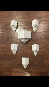 Crown Molding Corners 6 Blocks (5) Insides (1) Outside For 2 5/8" Crown! - Picture 1 of 1