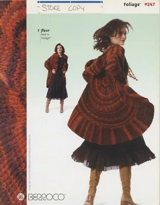 Berroco Knitting Pattern Book #247 Foliage - 7 Designs Women - Store Copy - Image 1 of 4