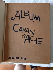 ALBUM  CARAN D ACHE RELIURE  4 ALBUMS CHIENS / CHEVAUX /ALBUM 1ER ET SECOND 189O - Picture 1 of 8
