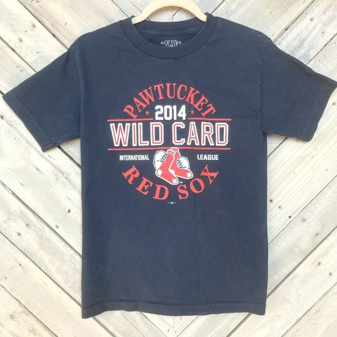 Pawtucket Red Sox 2014 Wild Card T-Shirt, Small (17"x25"), AAA  Minor League Cover