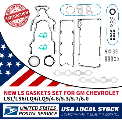 High quality Engine Gasket Set Kit Fit for 2001-2005 GMC Sierra 1500 4.8L/5.3L - Imagem 1 de 4