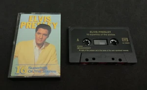 ELVIS PRESLEY 16 SUPERHITS OF THE SIXTIES MC MUSIC TAPE * - Imagen 1 de 3