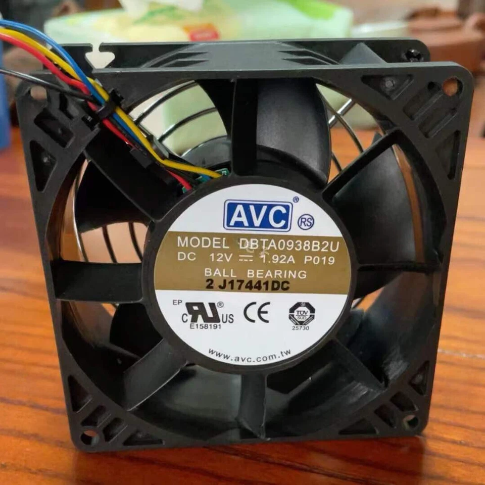 1PC AVC DBTA0938B2U 12V 1.92A 9CM 9038 high air cooling fan - Bild 1 von 1