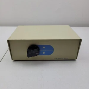 Vintage Data Transfer Switch 2Way Parallel 25 Pin Port A B Computer Box Cirrus - Picture 1 of 6