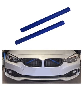 Blue Front Grill V Bar Decoration Cover Trim For BMW 3 Series F30 F31 F34 F35 - Bild 1 von 4
