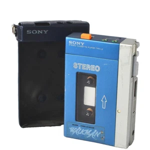 SONY 1st WALKMAN TPS-L2 Mid-Type Portable Cassette Player working item With case - Picture 1 of 10