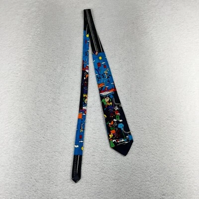 Looney Tunes Mania 聚酯领带 1993 59 英寸 Bugs Coyote Taz Road Runner 电影套装 — 第 1/4 张图片